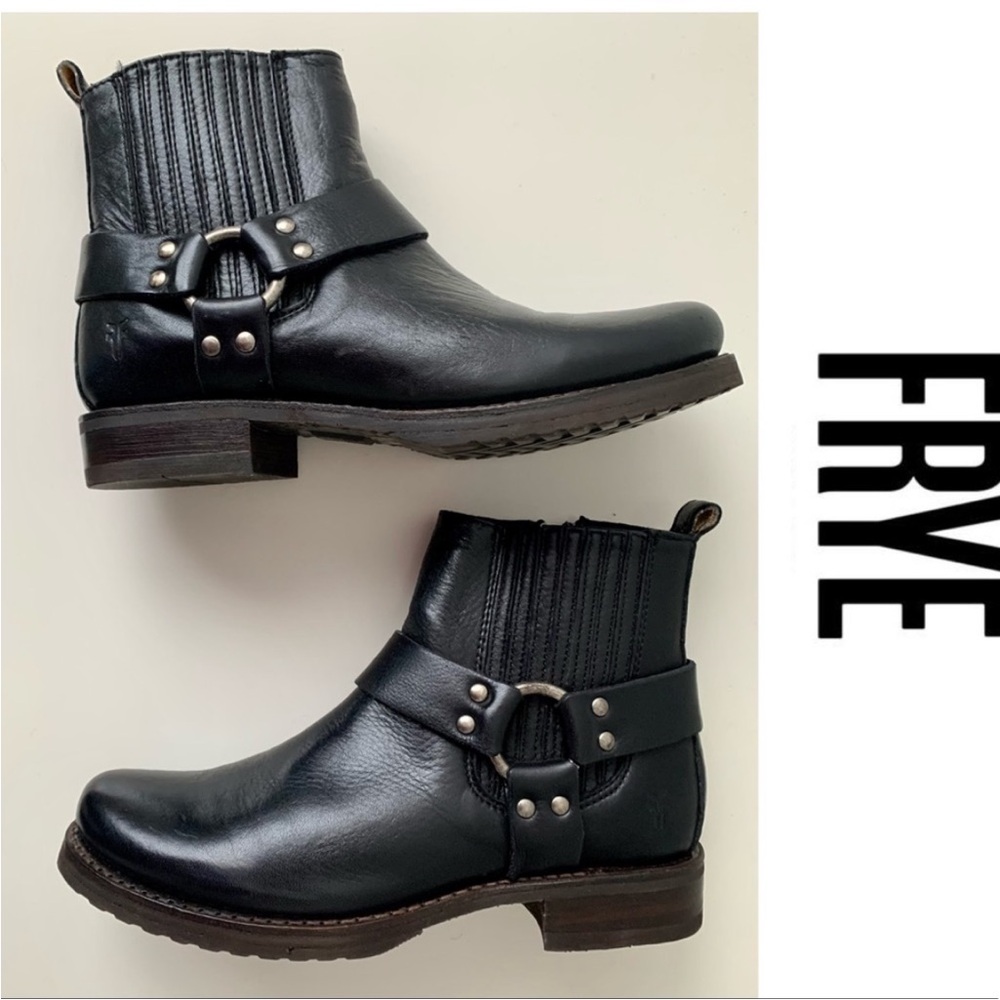 FRYE Womens Boots Veronica Harness Chelsea SZ 7.5